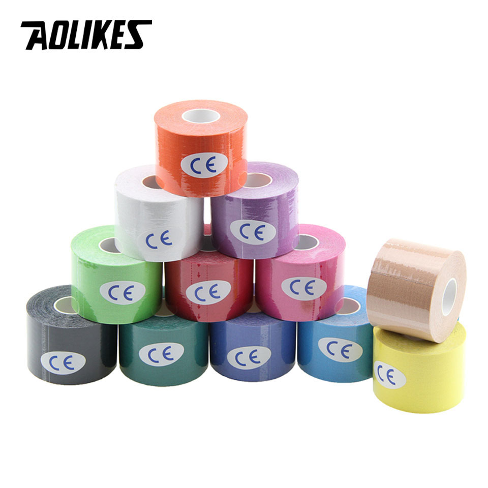 AOLIKES 2 Size Kinesiology Tap - Sports Taping Precut ulasan dan harga