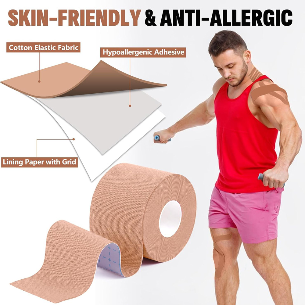 5 Roll Kinesiology Tape Precut - Sports Taping Precut ulasan dan harga