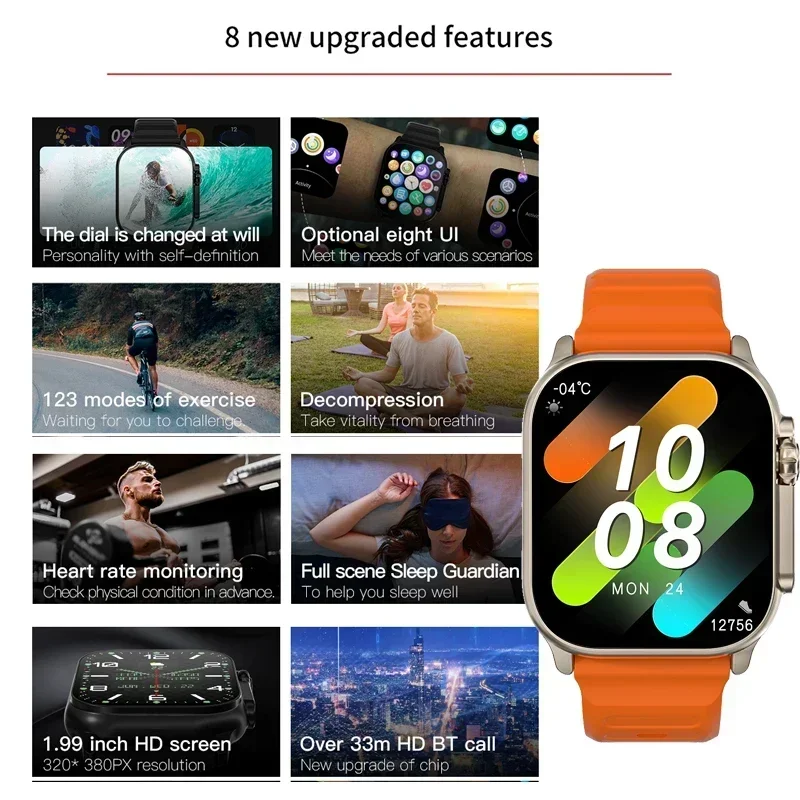 New Series 9 Watch PK HK8 PRO  - Health Wellness Bracelet ulasan dan harga