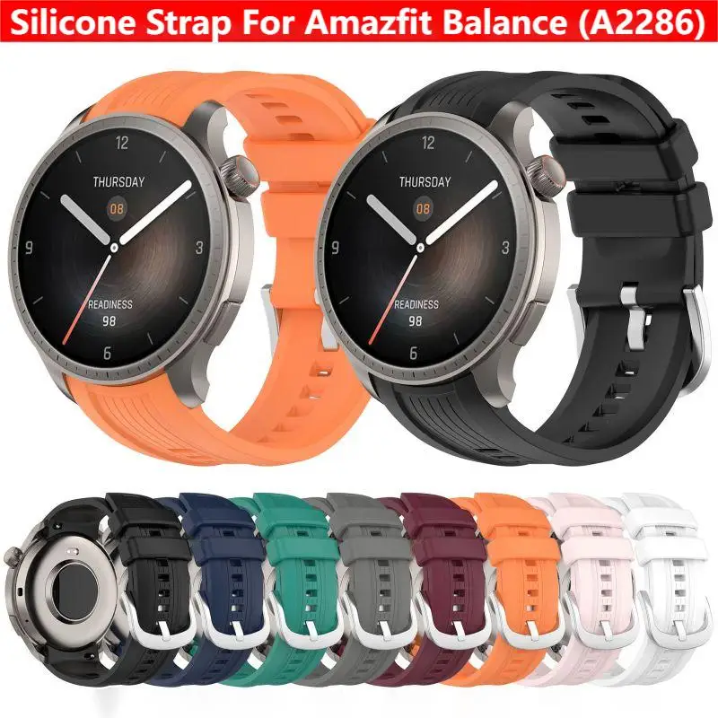 Silicone Strap for Amazfit Bal - Health Wellness Bracelet ulasan dan harga