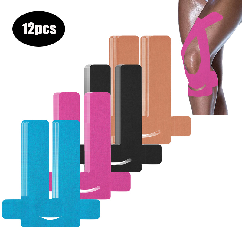 6/12pcs Precut Kinesiology Tap - Sports Taping Precut ulasan dan harga
