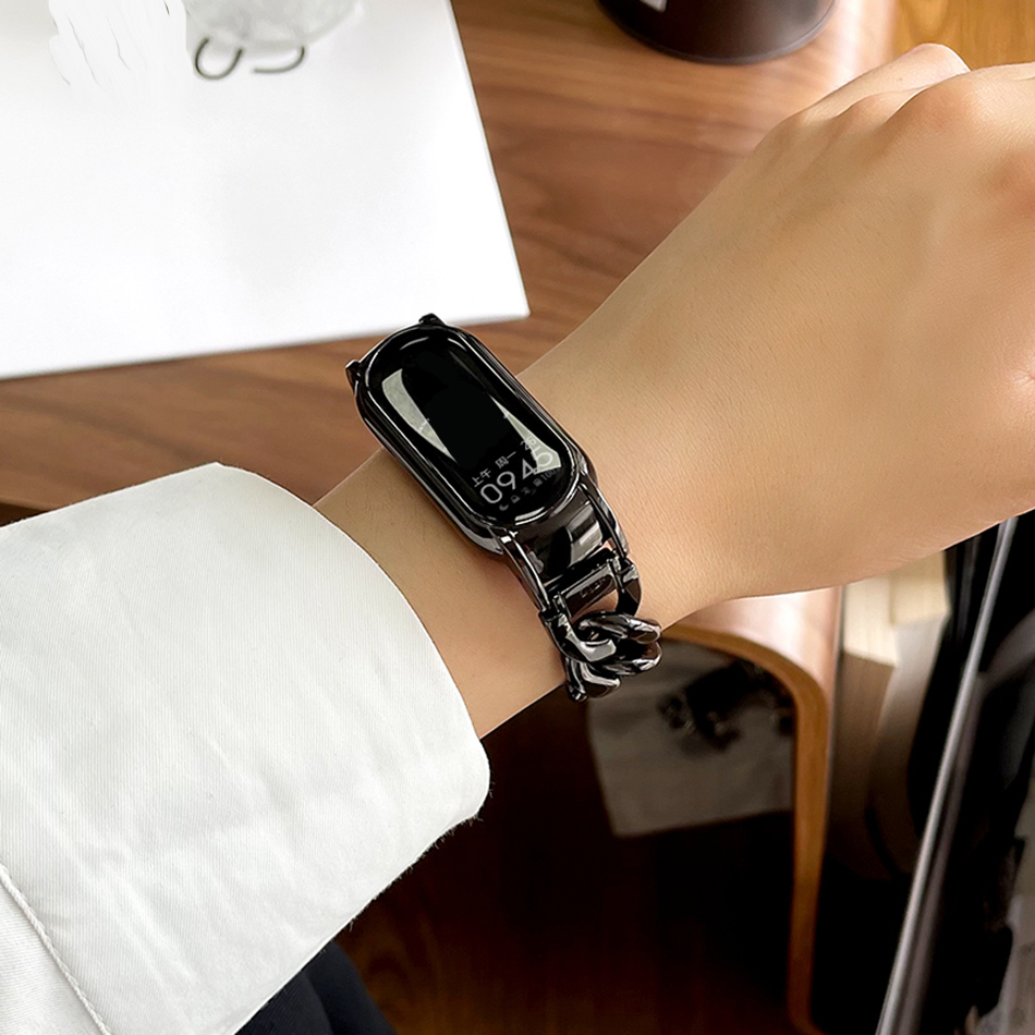 Metal Strap For Xiaomi Mi Band - Health Wellness Bracelet ulasan dan harga